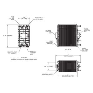 Greater Stability Ionpure CEDI LX-Z IP-LXM30Z-5 For Electronic Power Industry