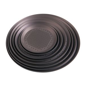 RK Bakeware China-Perforated Thin Crust Pizza Pan For Pizza Hut
