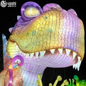 Realistic Tyrannosaurus Rex Dinosaur Model Sculpture with Waterproof Material