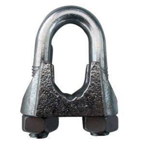 Buy cheap Stainless Steel Galv Malleable Wire Rope Clips Type B Ideal For Automotive from wholesalers