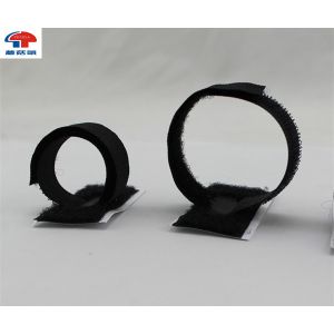 Adheisve Backed heavy duty Colored Hook And Loop Tape Small Straps , Part