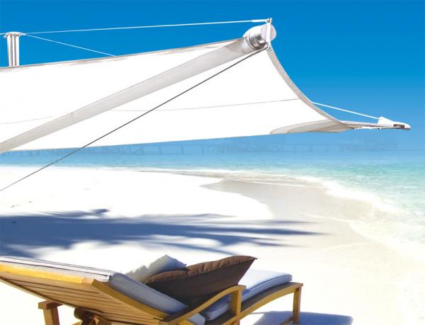Outdoor Waterproof Shade Sails Corrosion Resisting Rain Sail Canopy Sgs Approved