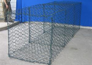 Wholesale Black Weaved PVC Coated Gabion Box Pvc Coated Wire Mesh Gabion Mattress from china suppliers