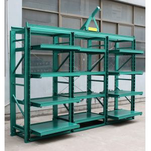 China Heavy Duty Plastic Moulding Dies Industrial Shelving Systems with Crane on sale