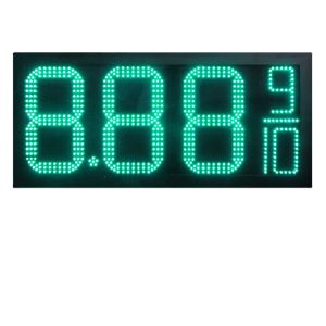 Wholesale 8&quot; -32&quot; Digit Height Blue and White LED Board for Fuel Station Pylon Sign Gas Display from china suppliers