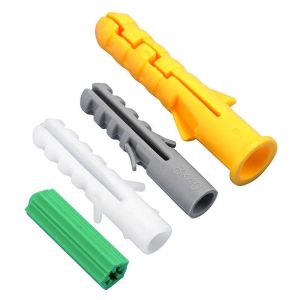 Customized Plastic Expansion Anchor Hex Head Plastic Wall Plug With Ring Anchor