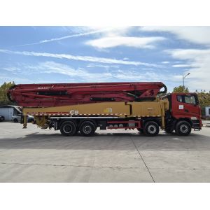 Used 2021 Sany 560c-8A Concrete Pump Truck with 56m Boom Euro 6 Emission and