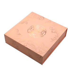 Custom Logo Printing Large Luxury Rose Gold Gift Shipping Box Packaging With