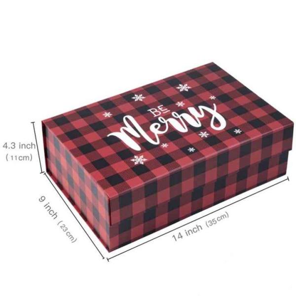 Christmas Gift Box Printing Rigid Folding Paper