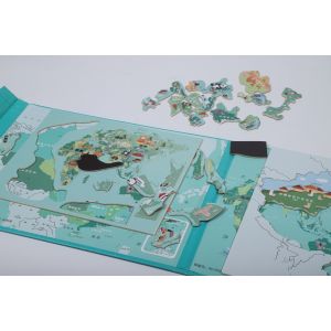 Bokesi Childrens Educational Jigsaw Puzzle Artboard Block