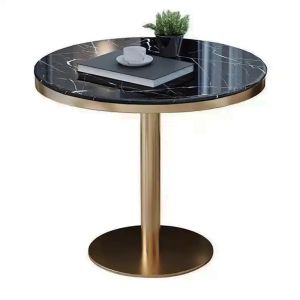 Round Marble Negotiation Table Ideal For Hotels And Coffee Shops