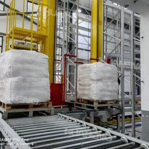 Wholesale Accuracy 1mm Pallet Stacker Auto Electric Warehouse Automated Stacker Crane from china suppliers