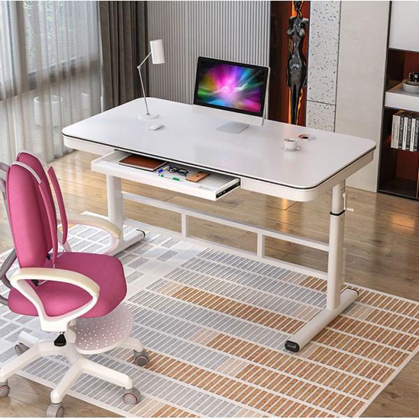 Custom Design Home Office Storage Laptop Standing Desk with Manual Height