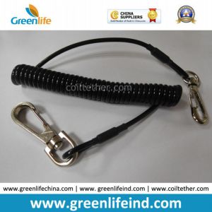 Strong Retractable Stretchy Coiled Tooling Lanyard Rope String Protection