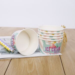 Paper Custom Ice Cream Containers Ice Cream Packaging Box