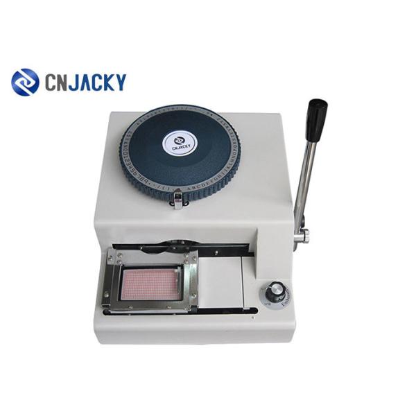 PVC Plastic Card Personalization Machine , Manual Embosser Machine Braille