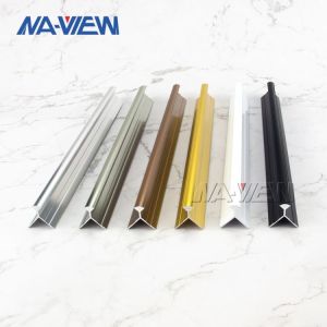 Aluminum Extrusion Ceramic Quadrant Tile Trim For Marble Edge