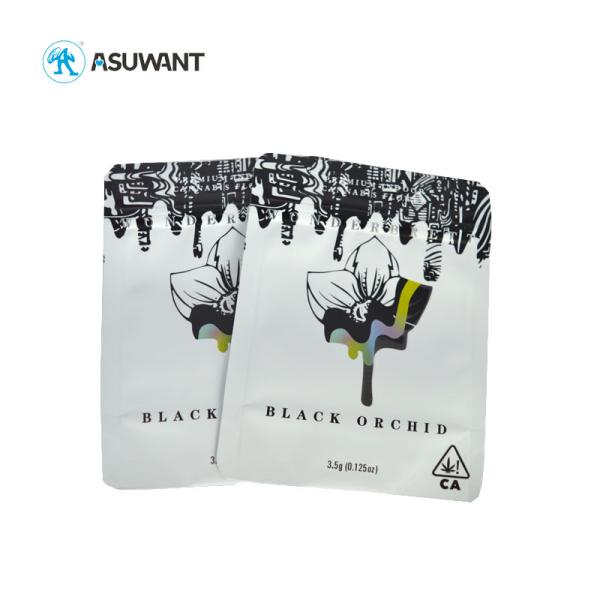 Quality MOPP Water Proof Foil Aluminum Zip Lock Smell Proof Bag With Custom Design for sale