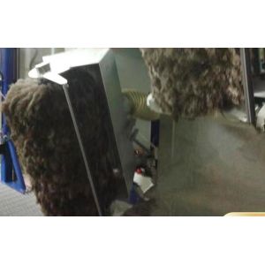 Ostrich Feathers Circular Brush for Car Dust Collecting