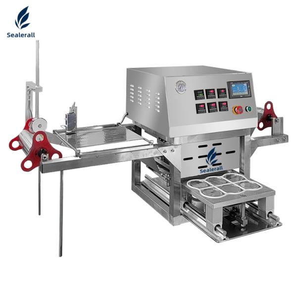 220V Stainless Steel Bowl Tray Sealer Fully Automatic Sealing Machine