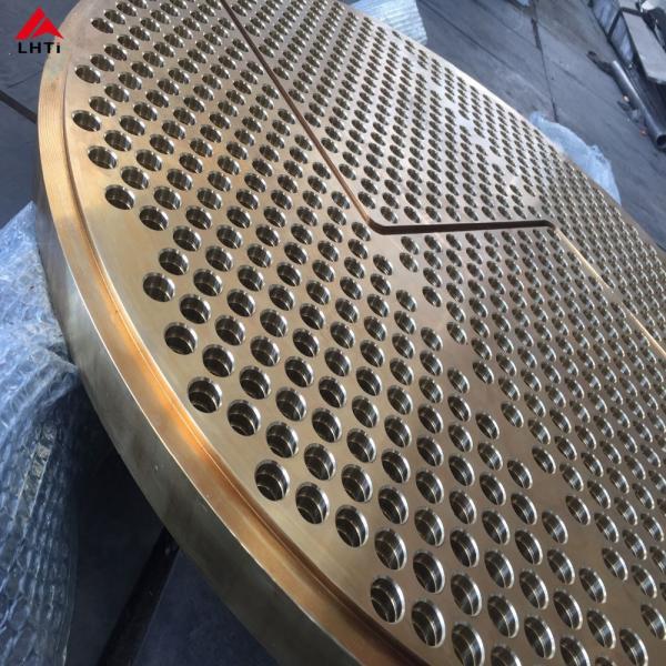 Quality ASME B265 Titanium Equipment Titanium Tubesheet For Heat Exchanger for sale