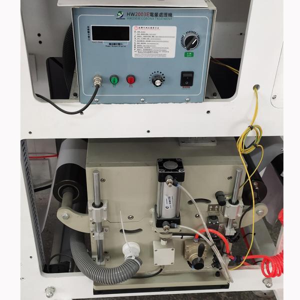 Stack Type Film Adhesive Label Paper Flexo Graphic Printing Machine With Slitting