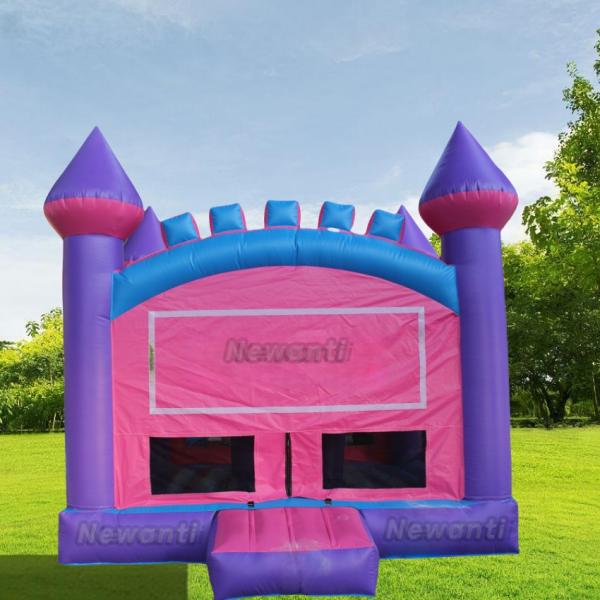 Castle Bouncy Jumping Pink Bounce House Sale Inflatable School Bus with Repair Kit