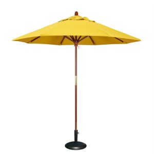 90cm Open Diameter Custom Logo Wooden Umbrella Ideal for Commercial Parties and