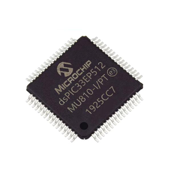 Quality 16Bit DSP IC Chip Microcontrollers High Speed DsPIC33EP512MU810-I/PF for sale