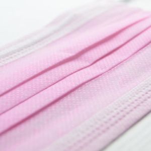 Pink Color Nose Clip 50PCS CE Earloop Face Mask