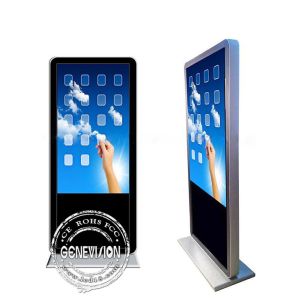 55 Inch Touch Screen Wifi Digital Signage IPhone Style Android 7.1 Advertising
