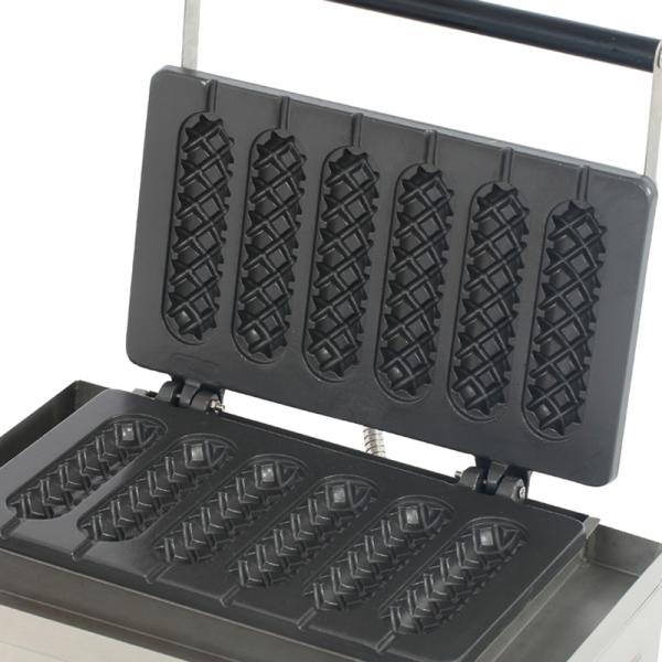 220V-240V Voltage Hot Dog Lolly Waffle Maker Machine for Non-stick Corn Crispy Siamese
