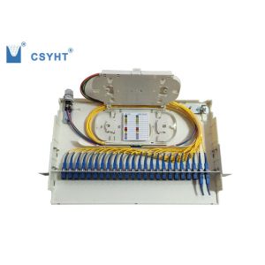 19inch 1U fixed type fiber optic patch panel 24 core used in fiber optic cabinet