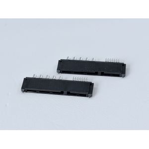 SATA 22P Female Connector | Pin SMT PCB Terminal Connector | G/F Gold-Plated