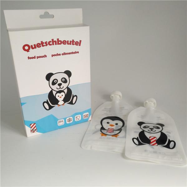 Animal Shape Liquid Spout Pouch Packaging Squeeze Reusable Double k