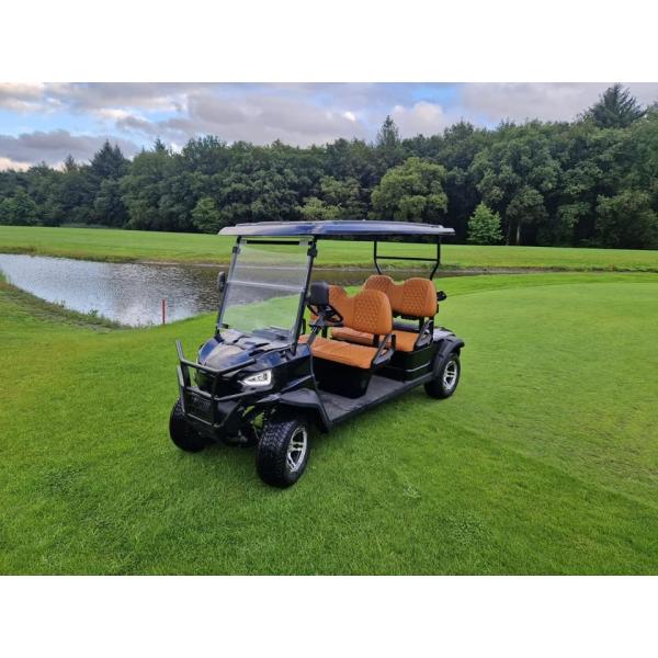 4 Seat Golf Cart With 48V Battery System Fast Charging Capability Powerful AC