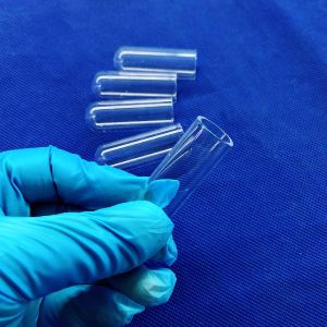 Customized Clear Round Bottom End Quartz Test Tube For Laboratory