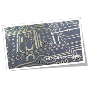 F4B High Frequency PCB on 1.6mm 3oz PTFE