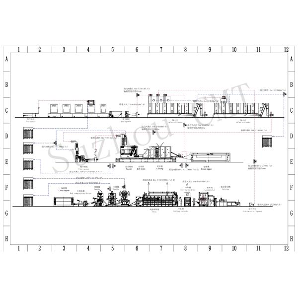 Needle Punching Nonwoven Line For The Automotive Inductry / Car Sound Insulation Felt Making Machine