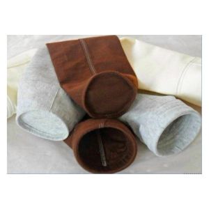 High Efficient PTFE Non Woven Filter Bags 750GSM Acid And Alkali Resistance