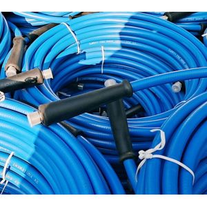 1/4" X 50′ Flexible High Pressure Blue Carpet Cleaning Solution Hose 3000 PSI