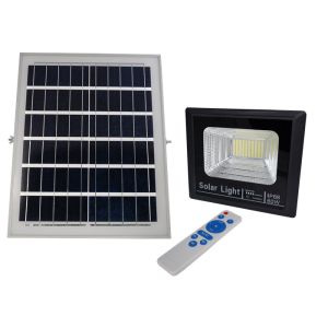 60 Watts Solar High Power LED Floodlight Re - Chargeable Energy Saving