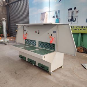 Industrial Metal Grinding Downdraft Table For Precision Component Dust