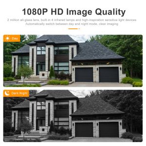 IP Security Surveillance Remote Monitor Camera 1080P Solar CCTV Wifi Camera