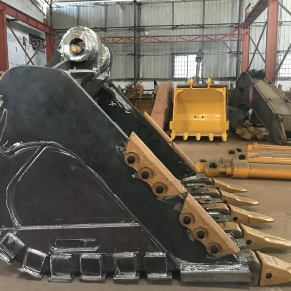 Industry 3.5cbm Cat Heavy Duty Excavator Buckets HRC52 Excavator Bucket With Thumb