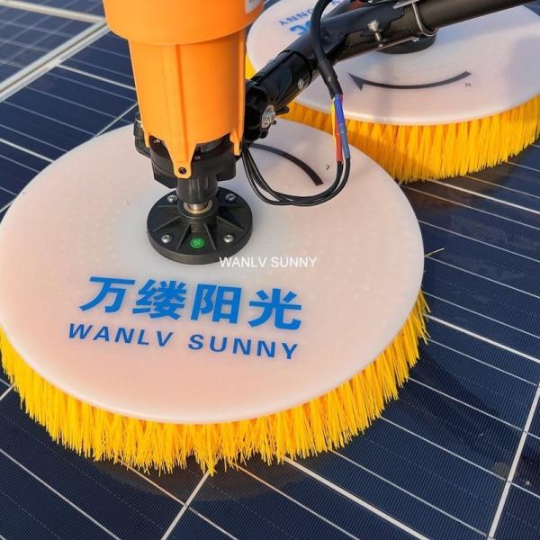 Quality Photovoltaic Roller Solar Panel Cleaning Rotating Brushes with Customizable Length for sale