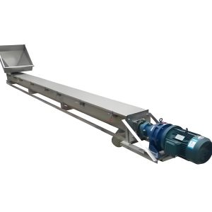 U-shaped Automatic Feeding Single-axis Spiral Conveyor For Chemical Powders Made