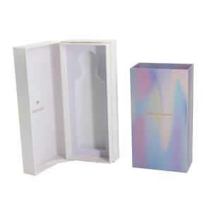 China Custom Premium Perfume Bottle Packaging Box With Gold Foil Logo on sale