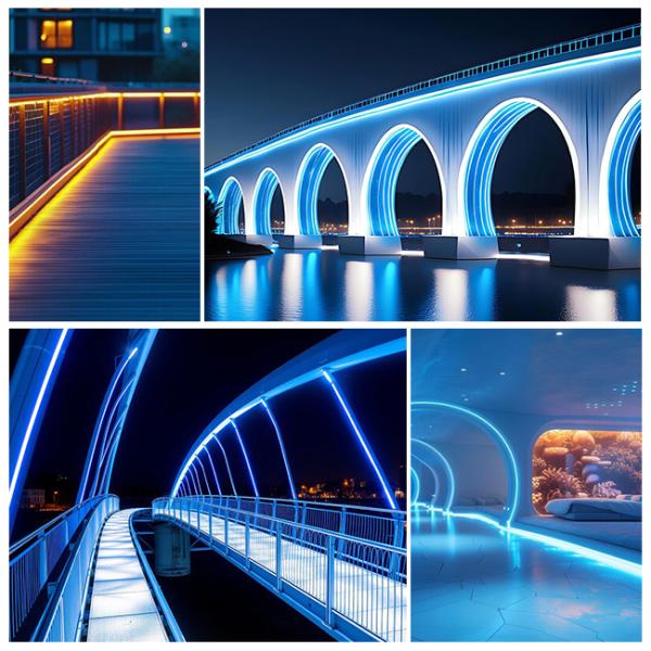 16 * 16mm IP68 Waterproof LED Neon Flex Strip Light Swimming Pool LED Neon Flex Outdoor