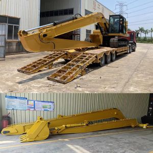Customized Excavator Long Arm , CAT320 Long Reach Arm 18M 16M 14M